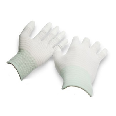 Găng tay phủ PU lòng màu xám Size M